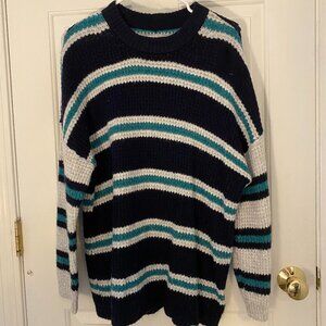 Blue Striped American Eagle Sweater